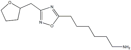 6-[3-(oxolan-2-ylmethyl)-1,2,4-oxadiazol-5-yl]hexan-1-amine