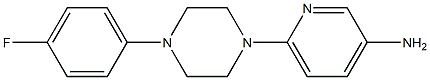 6-[4-(4-fluorophenyl)piperazin-1-yl]pyridin-3-amine 结构式