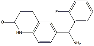  6-[amino(2-fluorophenyl)methyl]-1,2,3,4-tetrahydroquinolin-2-one