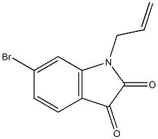 6-bromo-1-(prop-2-en-1-yl)-2,3-dihydro-1H-indole-2,3-dione