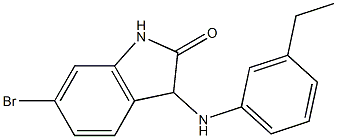  6-bromo-3-[(3-ethylphenyl)amino]-2,3-dihydro-1H-indol-2-one