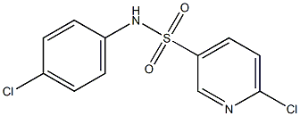  6-chloro-N-(4-chlorophenyl)pyridine-3-sulfonamide