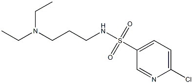  6-chloro-N-[3-(diethylamino)propyl]pyridine-3-sulfonamide