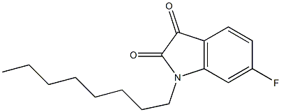  6-fluoro-1-octyl-2,3-dihydro-1H-indole-2,3-dione