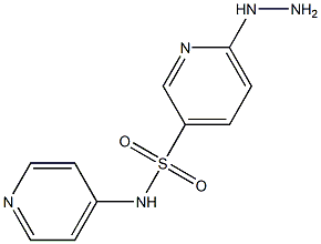 6-hydrazinyl-N-(pyridin-4-yl)pyridine-3-sulfonamide