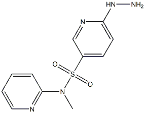  6-hydrazinyl-N-methyl-N-(pyridin-2-yl)pyridine-3-sulfonamide