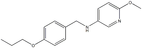  6-methoxy-N-[(4-propoxyphenyl)methyl]pyridin-3-amine
