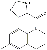  6-methyl-1-(1,3-thiazolidin-4-ylcarbonyl)-1,2,3,4-tetrahydroquinoline