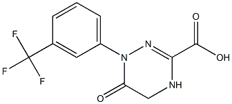  6-oxo-1-[3-(trifluoromethyl)phenyl]-1,4,5,6-tetrahydro-1,2,4-triazine-3-carboxylic acid