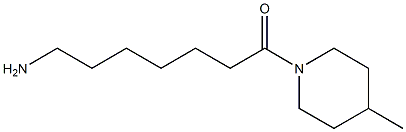 7-(4-methylpiperidin-1-yl)-7-oxoheptan-1-amine Structure