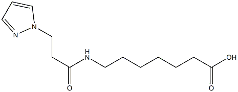 7-[3-(1H-pyrazol-1-yl)propanamido]heptanoic acid