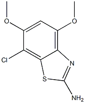 7-chloro-4,6-dimethoxy-1,3-benzothiazol-2-amine Structure