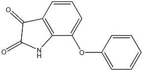 7-phenoxy-1H-indole-2,3-dione 结构式