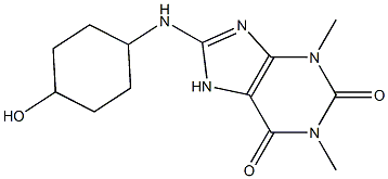  8-[(4-hydroxycyclohexyl)amino]-1,3-dimethyl-2,3,6,7-tetrahydro-1H-purine-2,6-dione