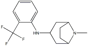 8-methyl-N-[2-(trifluoromethyl)phenyl]-8-azabicyclo[3.2.1]octan-3-amine Structure