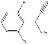 amino(2-chloro-6-fluorophenyl)acetonitrile Structure