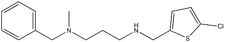  benzyl(3-{[(5-chlorothiophen-2-yl)methyl]amino}propyl)methylamine