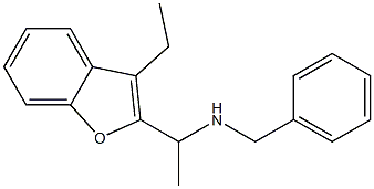  benzyl[1-(3-ethyl-1-benzofuran-2-yl)ethyl]amine