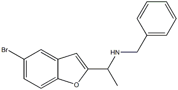  benzyl[1-(5-bromo-1-benzofuran-2-yl)ethyl]amine
