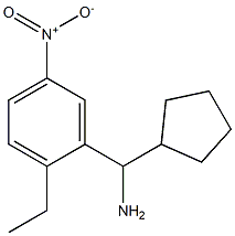 cyclopentyl(2-ethyl-5-nitrophenyl)methanamine