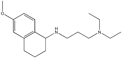  diethyl({3-[(6-methoxy-1,2,3,4-tetrahydronaphthalen-1-yl)amino]propyl})amine