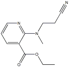  ethyl 2-[(2-cyanoethyl)(methyl)amino]pyridine-3-carboxylate