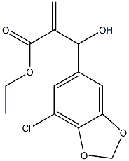  ethyl 2-[(7-chloro-2H-1,3-benzodioxol-5-yl)(hydroxy)methyl]prop-2-enoate