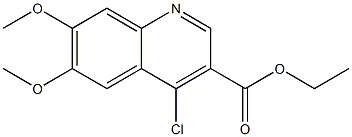 ethyl 4-chloro-6,7-dimethoxyquinoline-3-carboxylate Structure