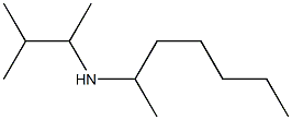 heptan-2-yl(3-methylbutan-2-yl)amine Structure