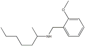 heptan-2-yl[(2-methoxyphenyl)methyl]amine Structure