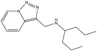 heptan-4-yl({[1,2,4]triazolo[3,4-a]pyridin-3-ylmethyl})amine Struktur