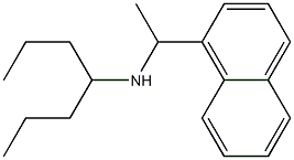 heptan-4-yl[1-(naphthalen-1-yl)ethyl]amine Struktur