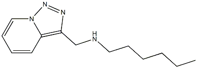 hexyl({[1,2,4]triazolo[3,4-a]pyridin-3-ylmethyl})amine Structure
