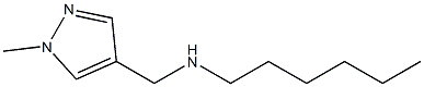 hexyl[(1-methyl-1H-pyrazol-4-yl)methyl]amine 结构式