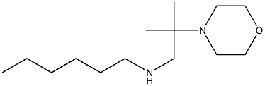 hexyl[2-methyl-2-(morpholin-4-yl)propyl]amine 结构式