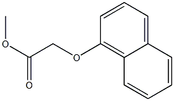 methyl 2-(naphthalen-1-yloxy)acetate Structure