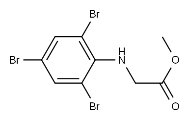 methyl 2-[(2,4,6-tribromophenyl)amino]acetate Structure