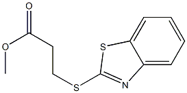 methyl 3-(1,3-benzothiazol-2-ylsulfanyl)propanoate Structure