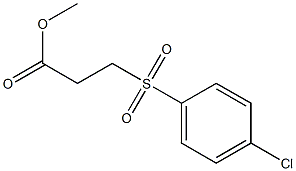  methyl 3-[(4-chlorobenzene)sulfonyl]propanoate