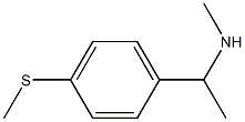 methyl({1-[4-(methylsulfanyl)phenyl]ethyl})amine Struktur
