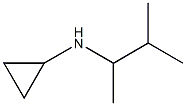 N-(1,2-dimethylpropyl)cyclopropanamine Structure