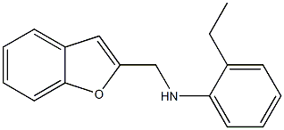 N-(1-benzofuran-2-ylmethyl)-2-ethylaniline Structure