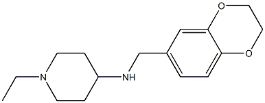  N-(2,3-dihydro-1,4-benzodioxin-6-ylmethyl)-1-ethylpiperidin-4-amine
