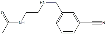  N-(2-{[(3-cyanophenyl)methyl]amino}ethyl)acetamide