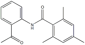 N-(2-acetylphenyl)-2,4,6-trimethylbenzamide Structure
