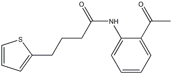 N-(2-acetylphenyl)-4-(thiophen-2-yl)butanamide