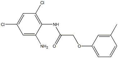 N-(2-amino-4,6-dichlorophenyl)-2-(3-methylphenoxy)acetamide