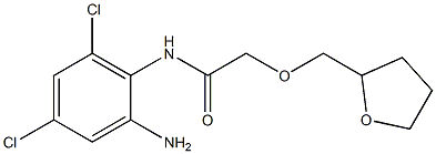 N-(2-amino-4,6-dichlorophenyl)-2-(oxolan-2-ylmethoxy)acetamide Structure