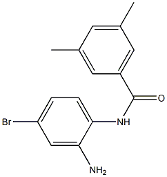 N-(2-amino-4-bromophenyl)-3,5-dimethylbenzamide,,结构式