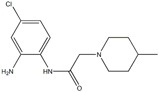  N-(2-amino-4-chlorophenyl)-2-(4-methylpiperidin-1-yl)acetamide